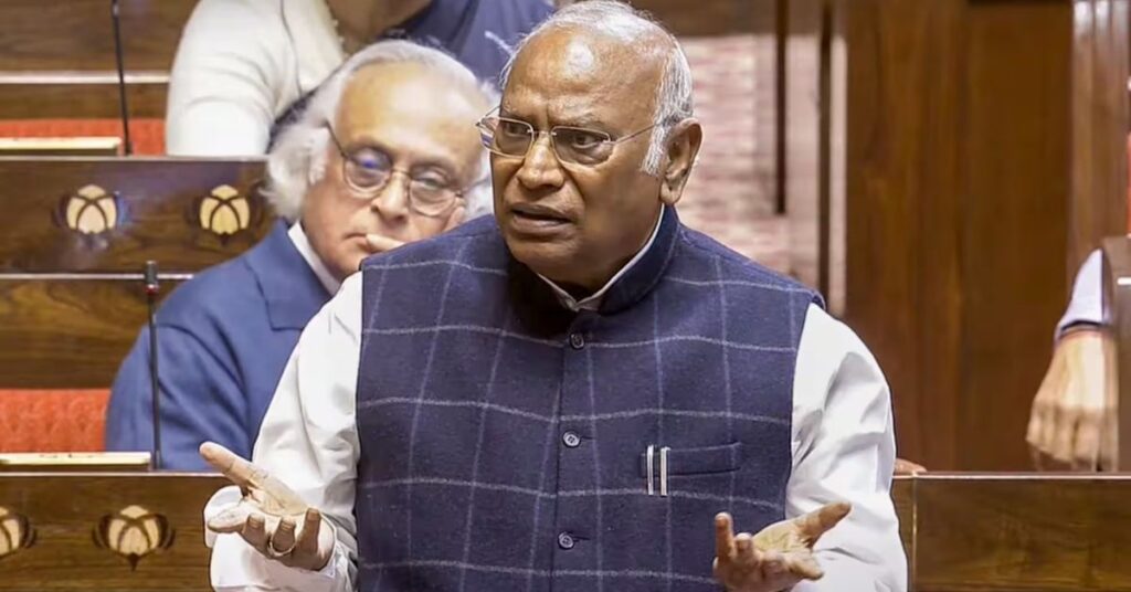Mallikarjun Kharge's counterattack on BJP