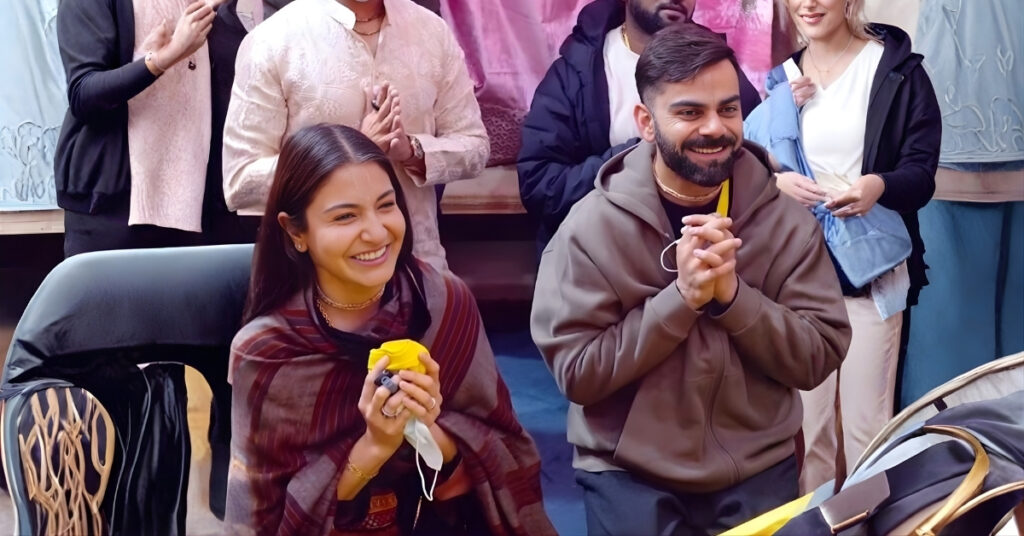 Virat Anushka at Saint Premananda ashram