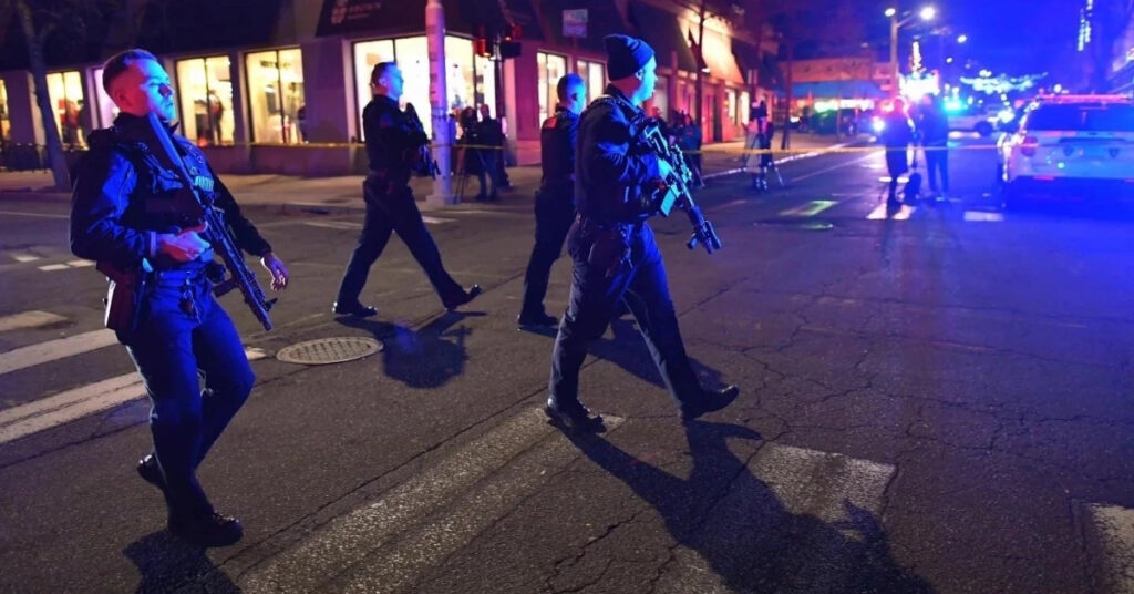 Firing at Brown University in America,