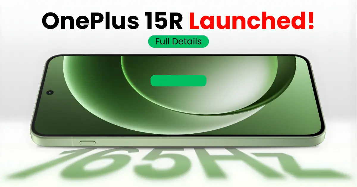 OnePlus 15R Launched in India