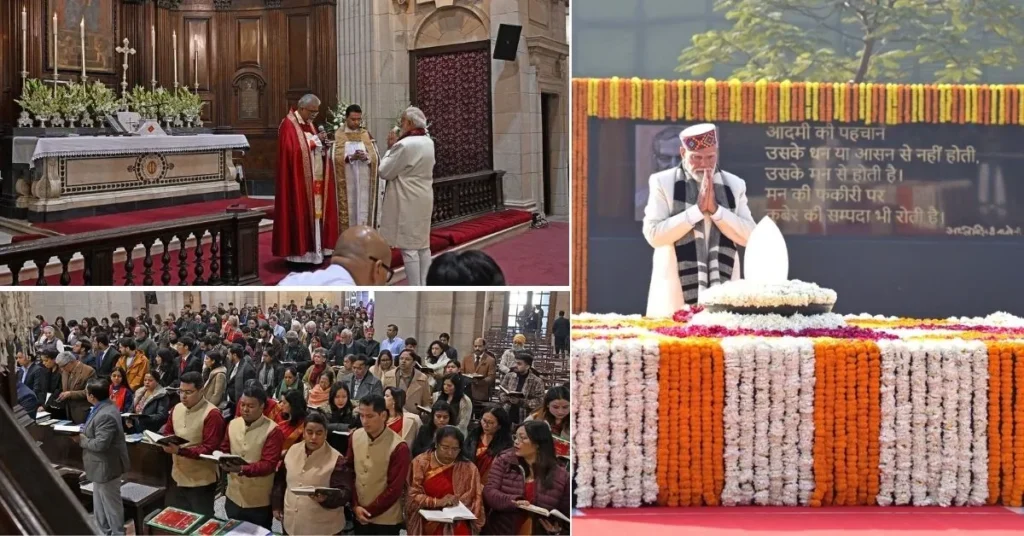 PM Modi attends Christmas prayer meeting