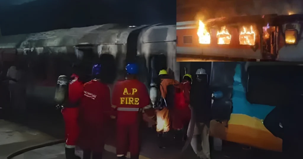 Fire in Tatanagar-Ernakulam Express train