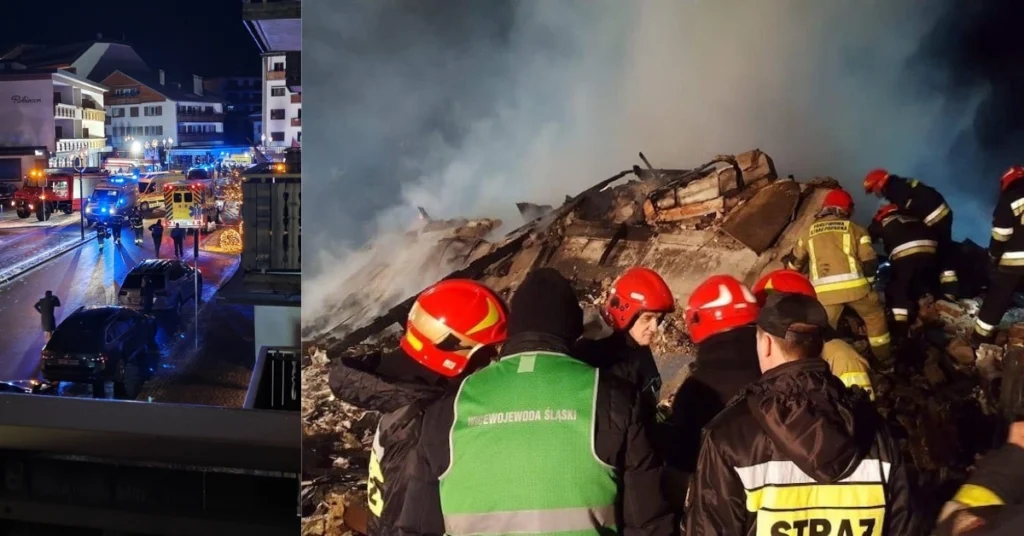 Bomb blast in Crans-Montana in Switzerland