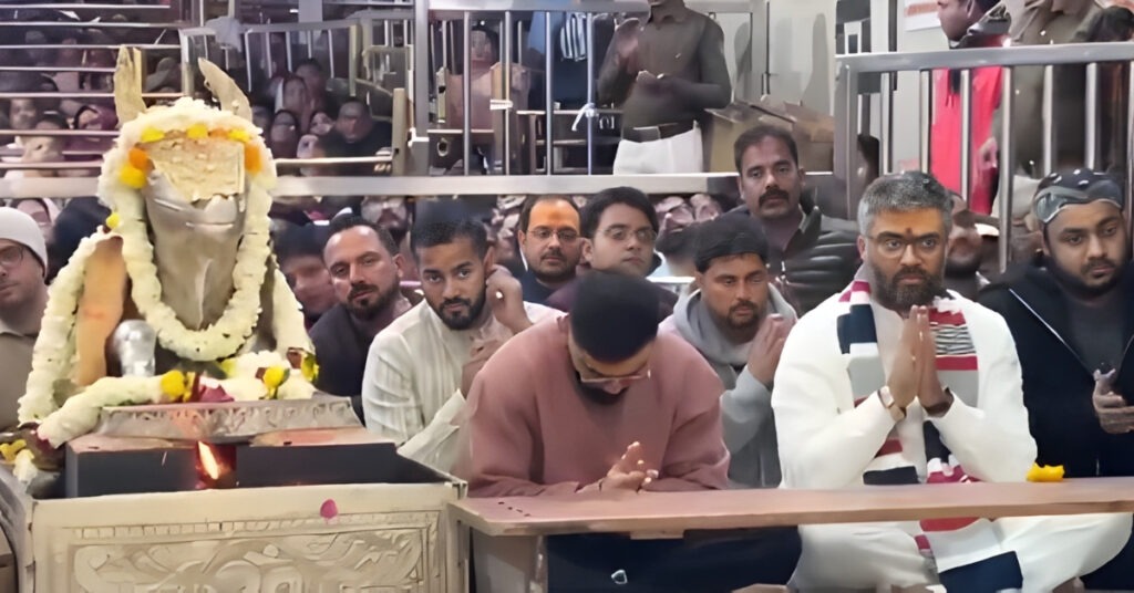 Virat and Kuldeep performed the Bhasma Aarti at Mahakal