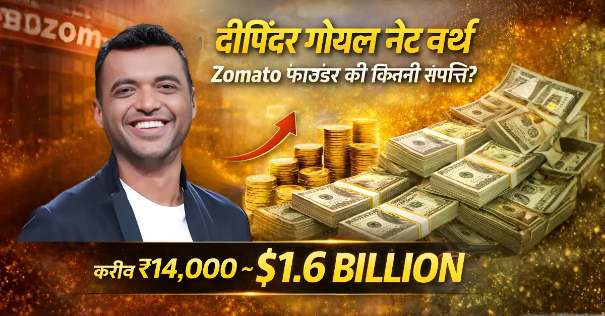 deepinder goyal net worth