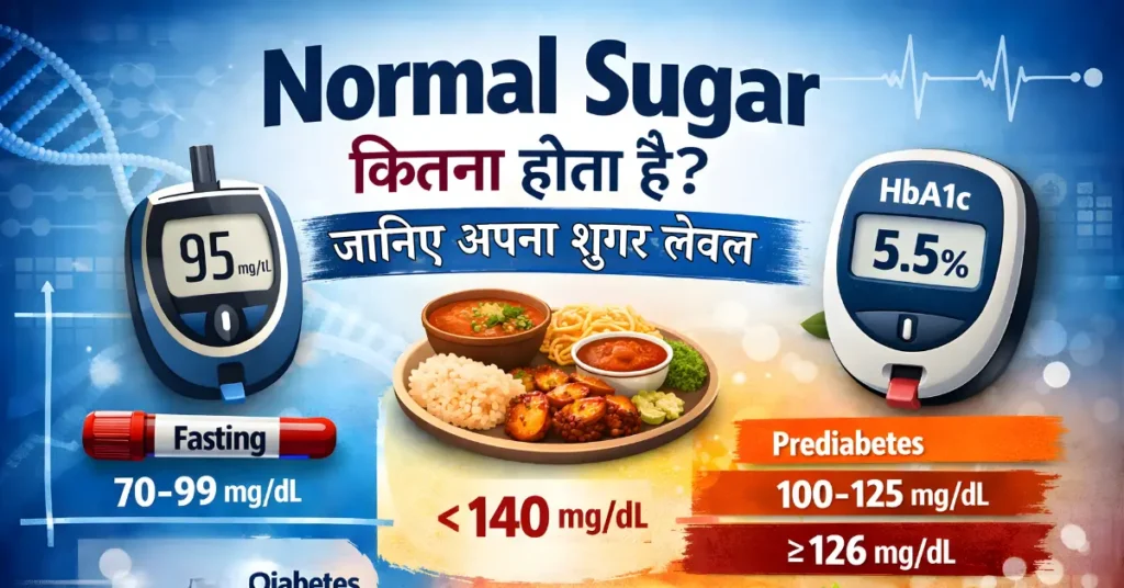 Normal Sugar Kitna Hota Hai