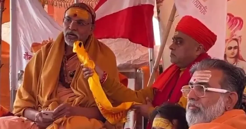 Shankaracharya left the Magh Mela