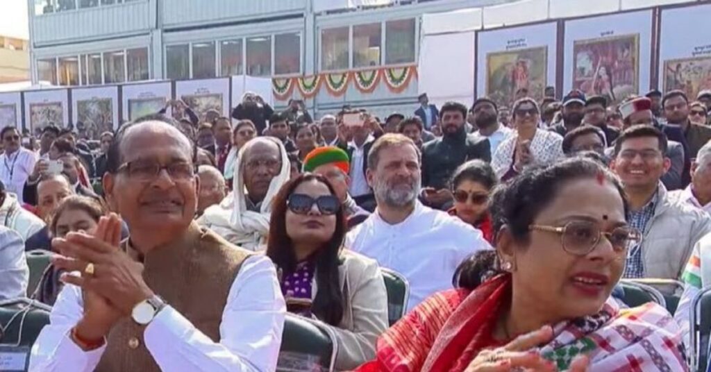 Rahul Gandhi gets back row at Republic Day celebrations