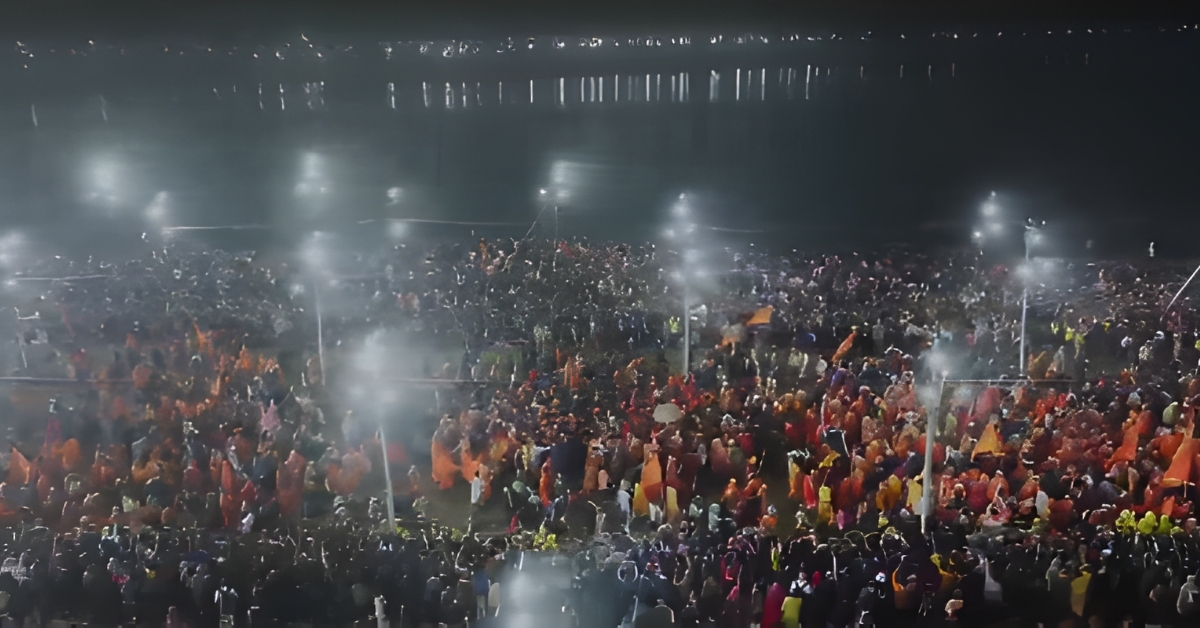 On Makar Sankranti a wave of faith surged to bathe in the holy rivers