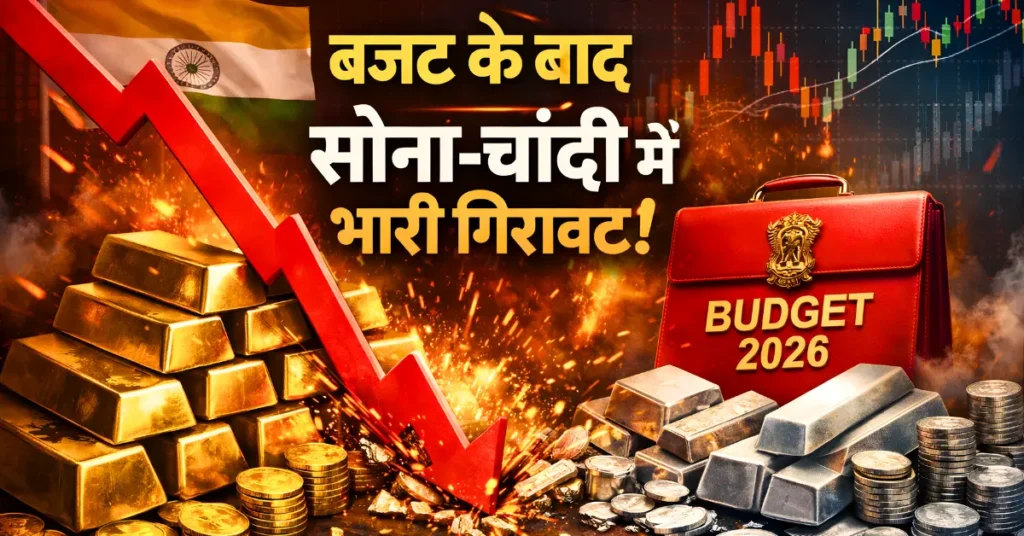 gold silver price down after budget 2026
