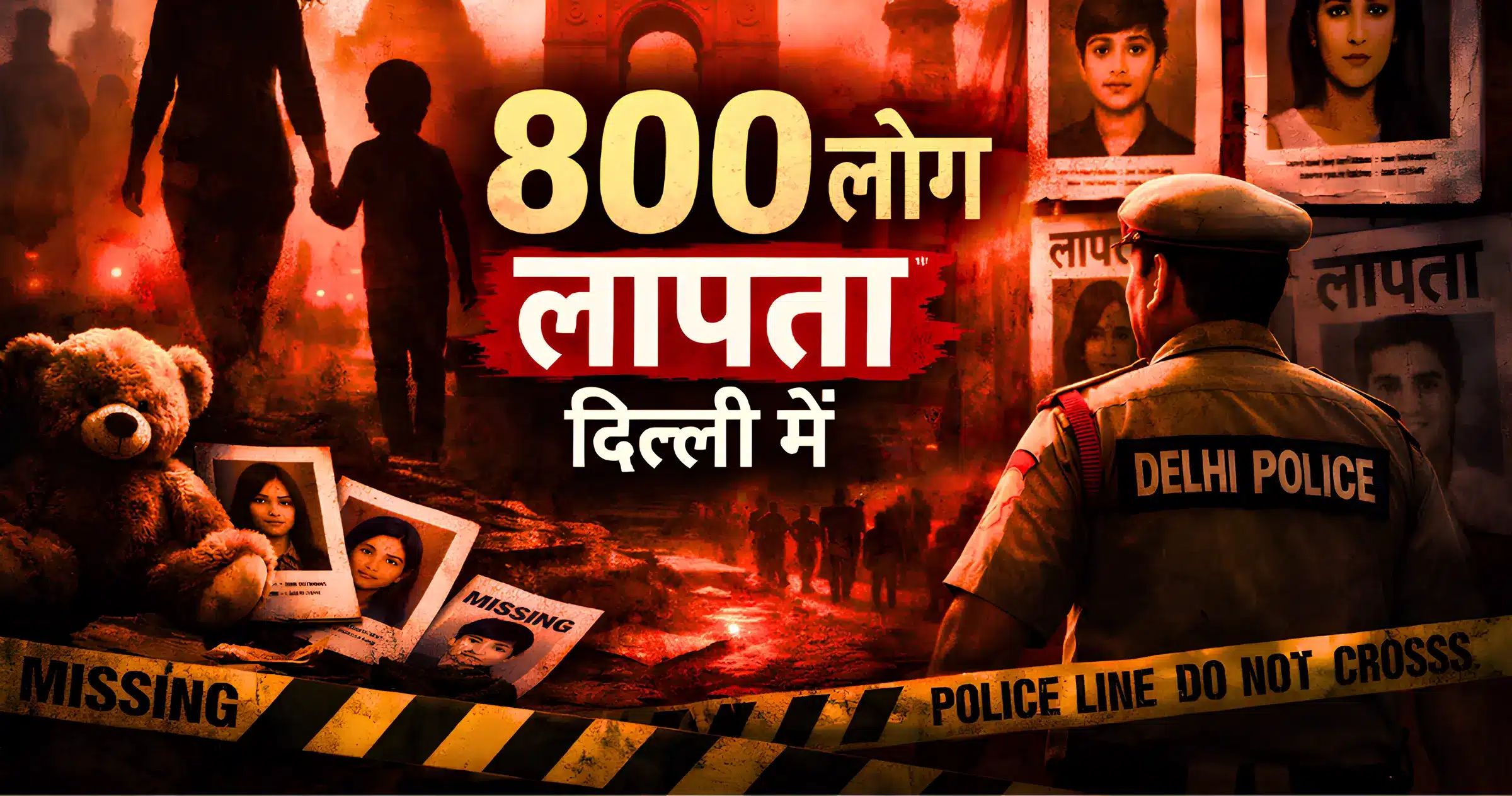 800 people missing in delhi