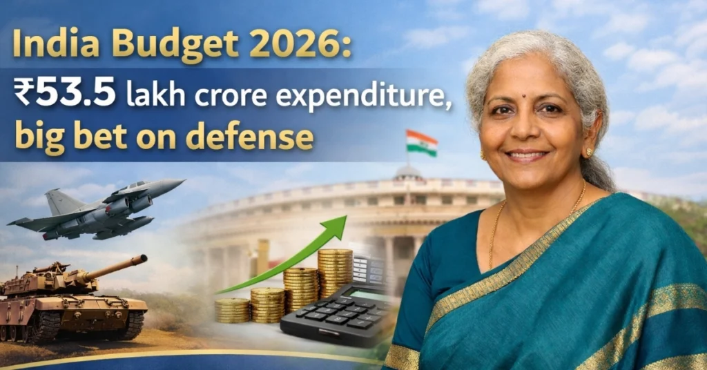 India Budget 2026: ₹53.5 lakh crore expenditure