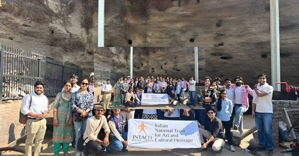 DLCSUPA students come face to face with Indus Valley Civilization patterns at Rakhigarhi