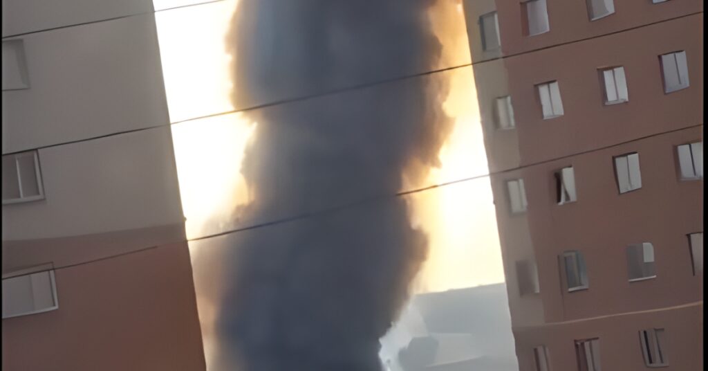 Iran Fire Near Tehran