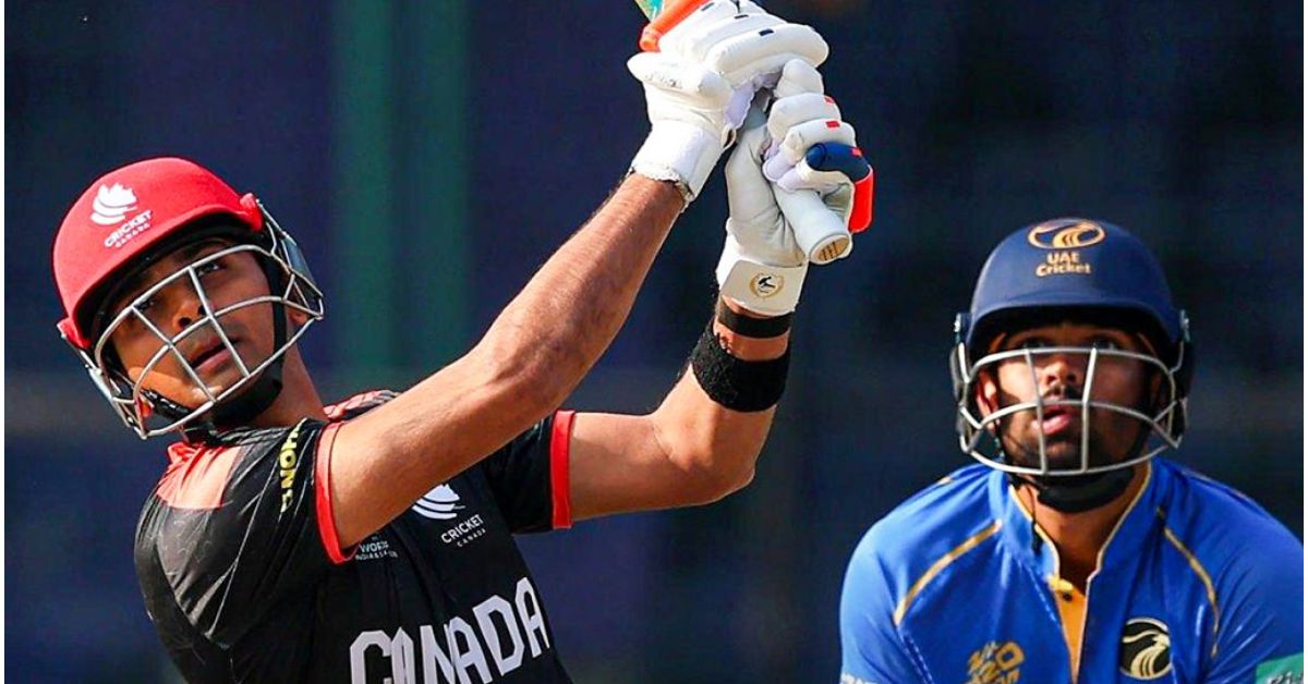 UAE beat Canada by 5 wickets, scoring 56 runs in the last 4 overs