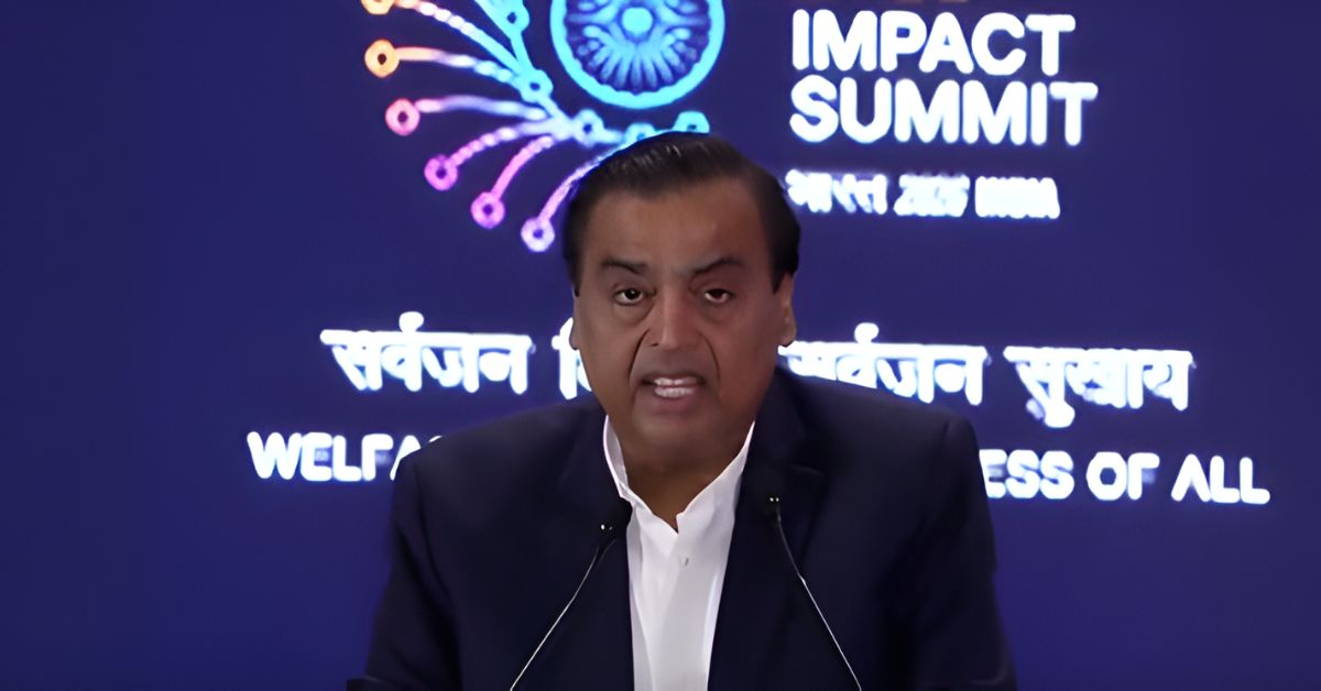 Reliance Jio will invest Rs 10 lakh crore, Mukesh Ambani announced at the AI ​​Impact Summit.
