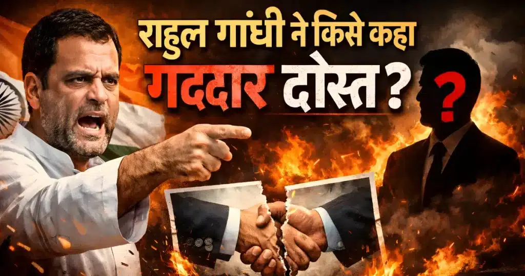 राहुल गांधी ने किसे कहा गद्दार दोस्त ?