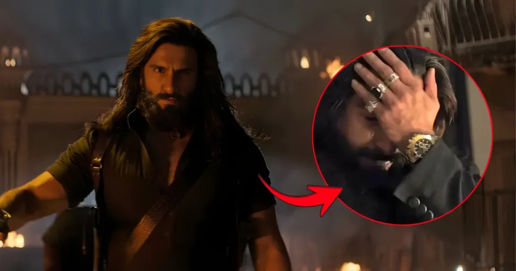 रणवीर सिंह के नए लुक ने मचाया इंटरनेट पर तूफान! ट्रेलर के एक सीन में दिखी ₹25 लाख की घड़ी, फैंस बोले – “ये डिटेल नहीं छूटी”