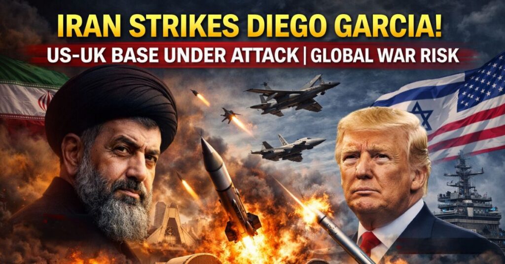 Iran's missile attack on US-UK joint military base Diego Garcia, America-Israel vs Iran war