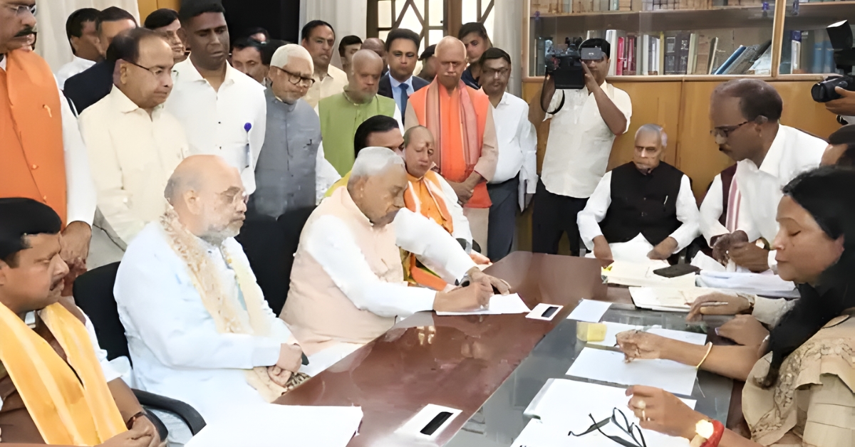 Why is Nitish Kumar going to Rajya Sabha, he filed his nomination.