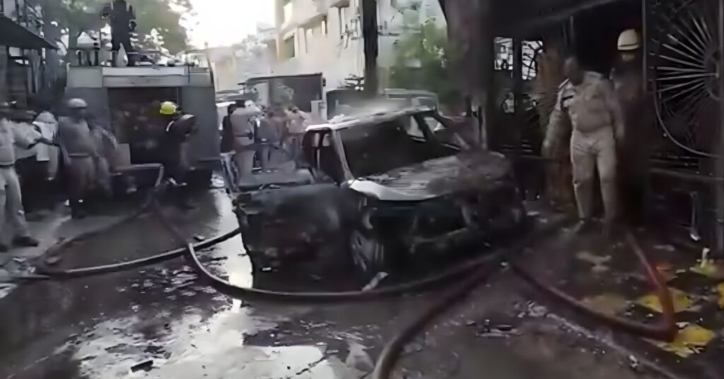 Indore Gas Accident: 7 burnt alive in EV charging short circuit, cylinder blast