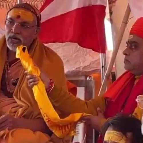 Shankaracharya left the Magh Mela