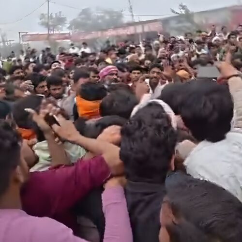 Uproar over the death of cow protector Baba Chandrashekhar ('Farsa Wale Baba')