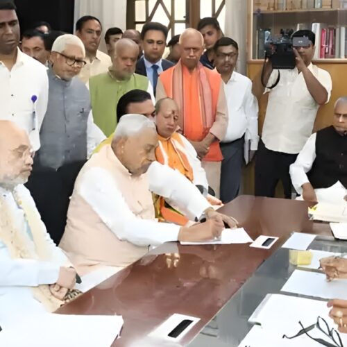 Why is Nitish Kumar going to Rajya Sabha, he filed his nomination.