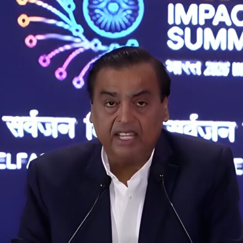 Reliance Jio will invest Rs 10 lakh crore, Mukesh Ambani announced at the AI ​​Impact Summit.