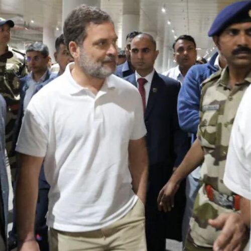 Rahul Gandhi appears in Maharashtra's Bhiwandi court in a defamation case