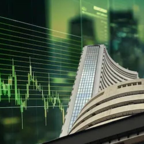 Sensex falls below 75,000, Nifty loses 540 points