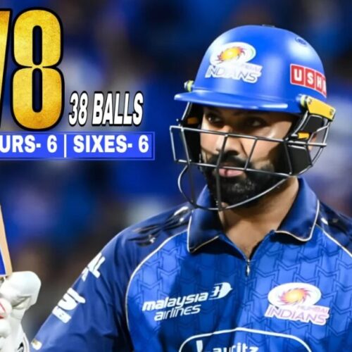 KKR के खिलाफ रोहित का तूफान! 78 रन की पारी ने बदला IPL इतिहास